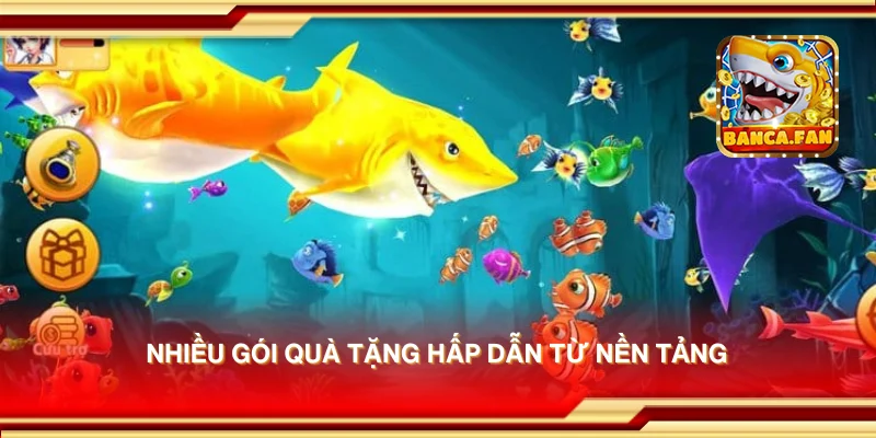 Nhiều gói quà tặng hấp dẫn từ nền tảng